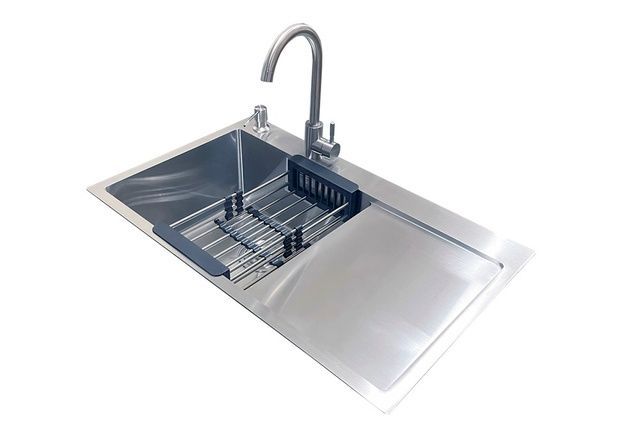 Комплект мийка + змішувач Romzha Caravela 78L (A)