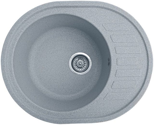 Гранитная кухонная мойка Romzha Elegancia 62 Seda (602) с крылом