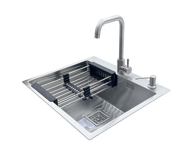 Комплект мийка + змішувач Romzha Arta Nova U-550 Max (B)